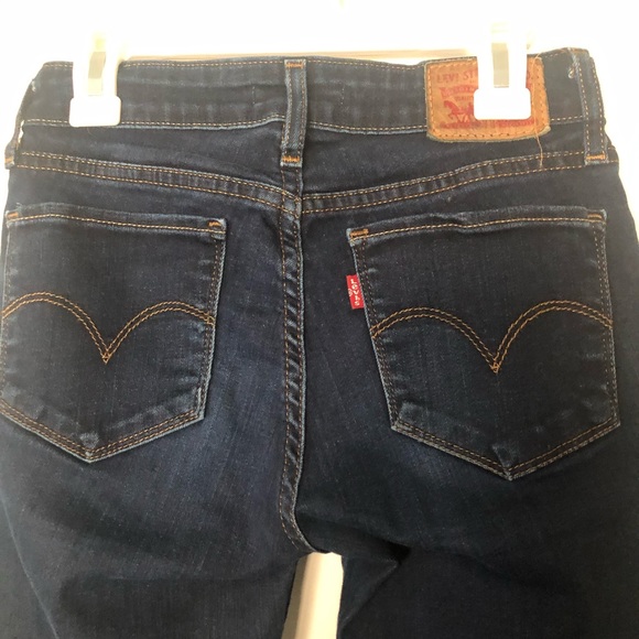 Levi's® 711 Skinny Jean Size 25 Dark Wash - Picture 5 of 8